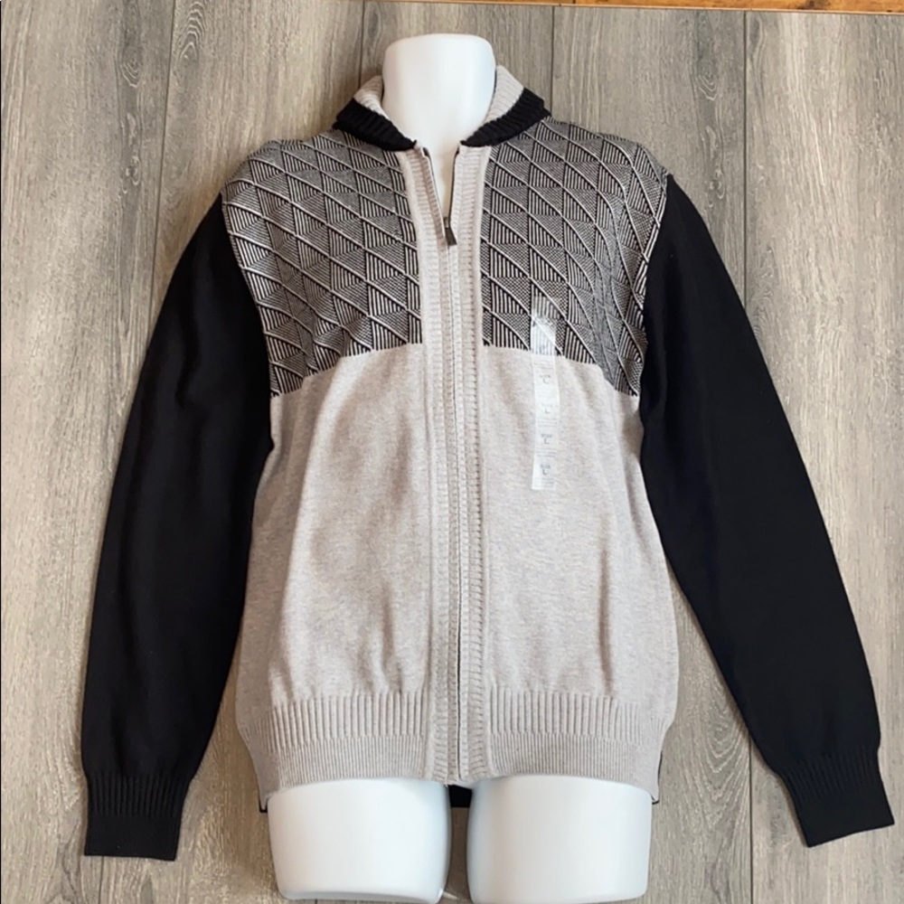Sean John Zip Up Shall collar